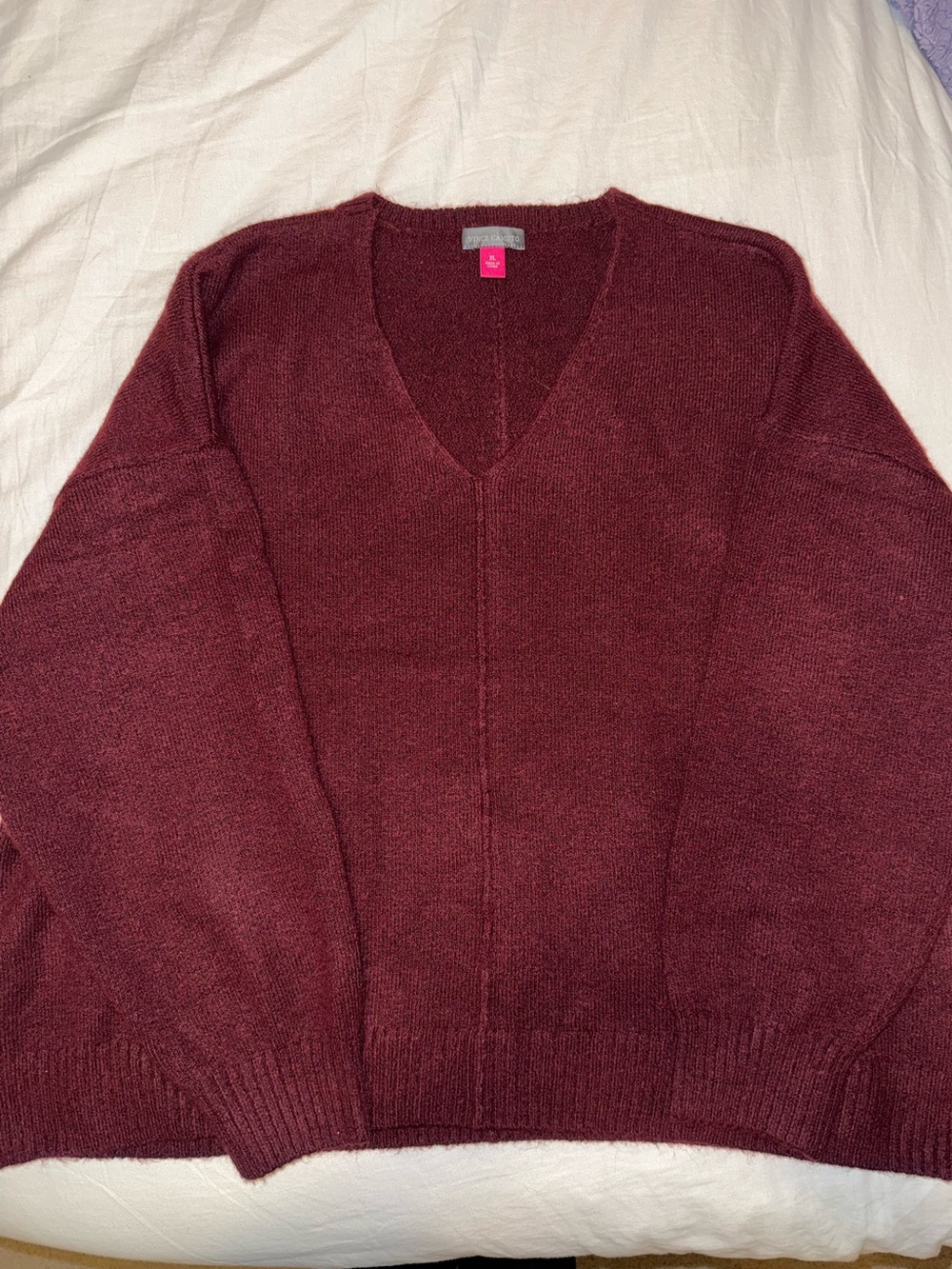 Burgundy Vince Camuto Sweater